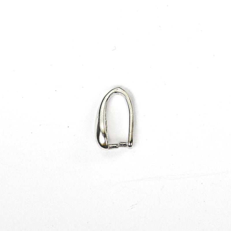 925 Sterling Silver Bails 2pcs 4*12mm 925 Sterling Silver Jewelry Findings Ice Pick  Bails, 8-12mm Inner Size