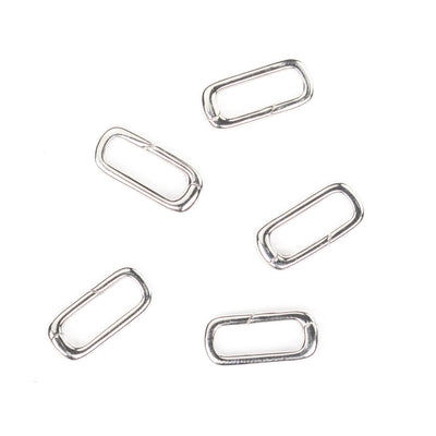 Necklace Clasp 1pc 925 Sterling Silver Jewellery Findings Open Ring Clasp, 14*6mm Oval, 2.5mm Thickness