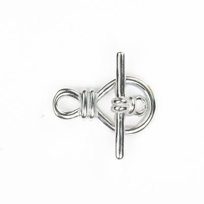 Toggle Clasps 1 Set 925 Sterling Silver Jewellery Findings Toggle Clasp, 10*18mm Clasp W/ 5mm Closed Jump Ring, Tbar 18mm Long Hole 2mm