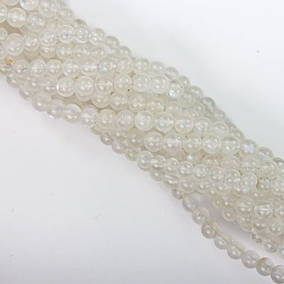 4mm Natural Moonstone, Gemstone Strand, 15.5inch, Hole 0.8mm , About 85 Beads