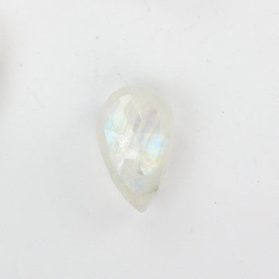 13mm*8mm Teardrop Faceted Loose Moonstone With Blue Flash Gemstone, Hole 0.8mm