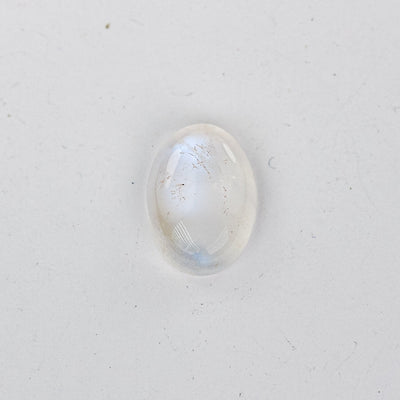 10mm*14mm Oval Cabochon Loose Moonstone With Blue Flash Gemstone