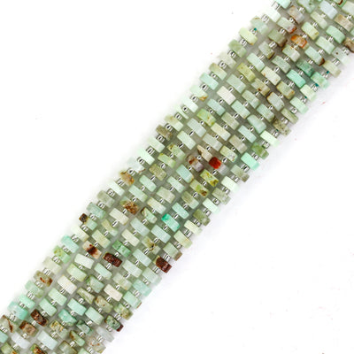 Natural Chrysoprase, 6*4mm Rondelle Gemstone Strand, 16 Inch, About 75 Beads, Hole1mm