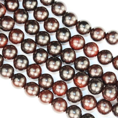 108pcs natural rosewood mala prayer beads necklace/bracelet strand, one full strand,8mm round