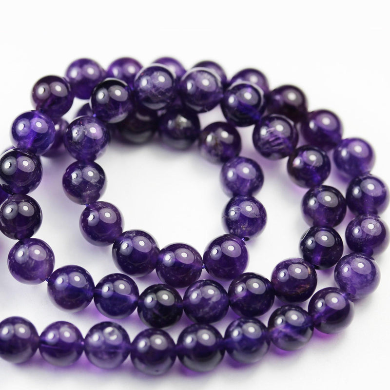 Natural amethyst,10mm round  gemstone beads one full strand, 16", about 40pcs