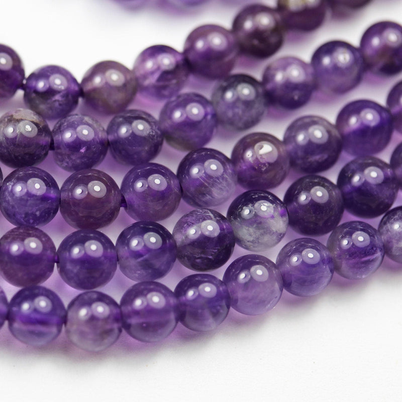 Natural amethyst,10mm round  gemstone beads one full strand, 16", about 40pcs