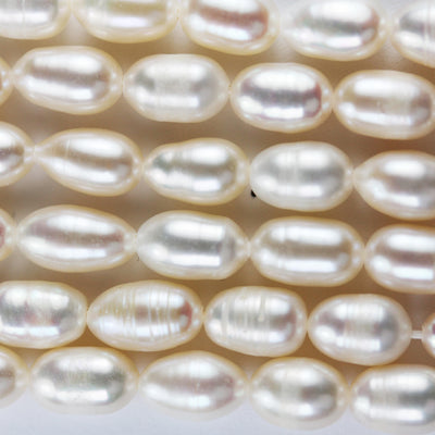 Natural freshwater pearl, 8-9mm*6-7mm white oval strand, 15.5inch , about 48 beads , 0.6mm hole