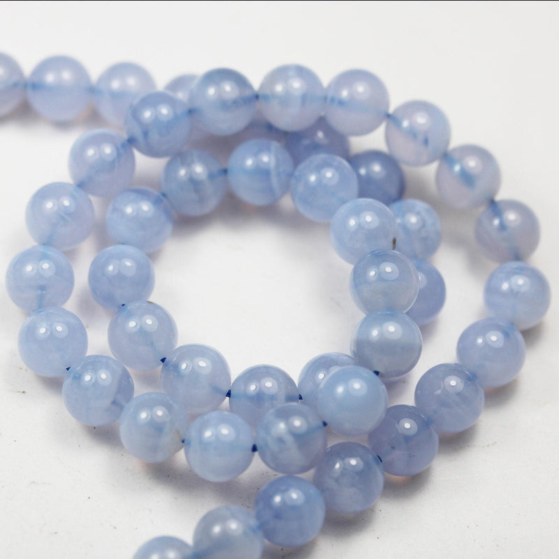 Blue lace agate, 6mm round agate gemstone strand ,one full strand , hole 1mm, about 60beads