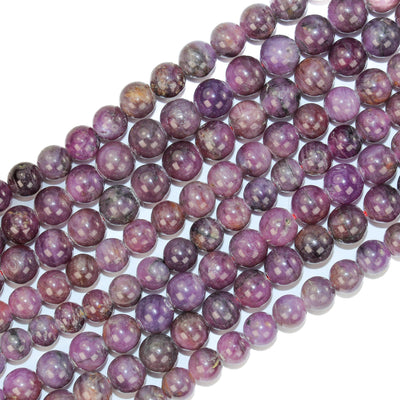 Natural Ruby, 6mm Round Natural Gemstone Beads, 15.5 Inch, 1mm Hole, About 75 Beads