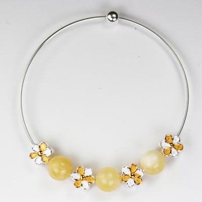 925 Sterling Silver Beads with 18K Gold Vermeil , 2pcs Jewellery Beads Findings,  Daisy Flower Beads, 7.5mm, 3.5mm Thick, 1.5mm Hole