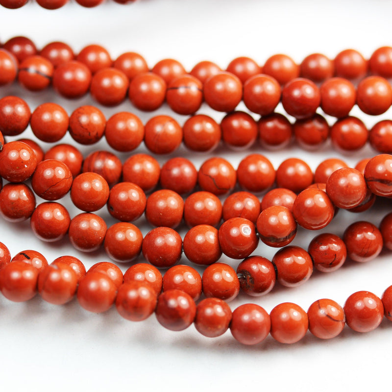 Red Jasper, 4mm Gemstone Beads Strand, One full strand ,About 100 beads, hole0.6mm