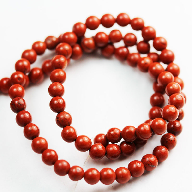 Red Jasper, 4mm Gemstone Beads Strand, One full strand ,About 100 beads, hole0.6mm