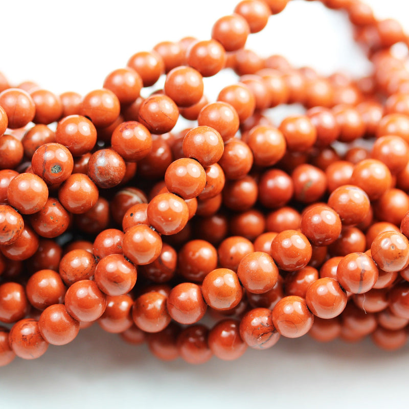 Red Jasper, 4mm Gemstone Beads Strand, One full strand ,About 100 beads, hole0.6mm