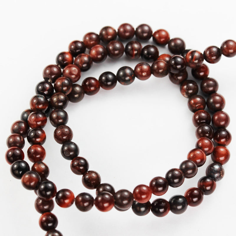 Red Tiger eye, 4mm Round Gemstone Strand, One full strand 15.5 inch , about90bead,0.8mm hole