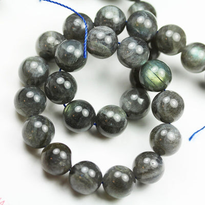 Labradorite, 10mm Round Gemstone Strand, 15.5 inch , about 40beads , 1mm hole